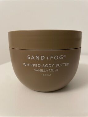 NEW SAND + FOG Vanilla Musk Whipped Body Butter — 16.9 OZ